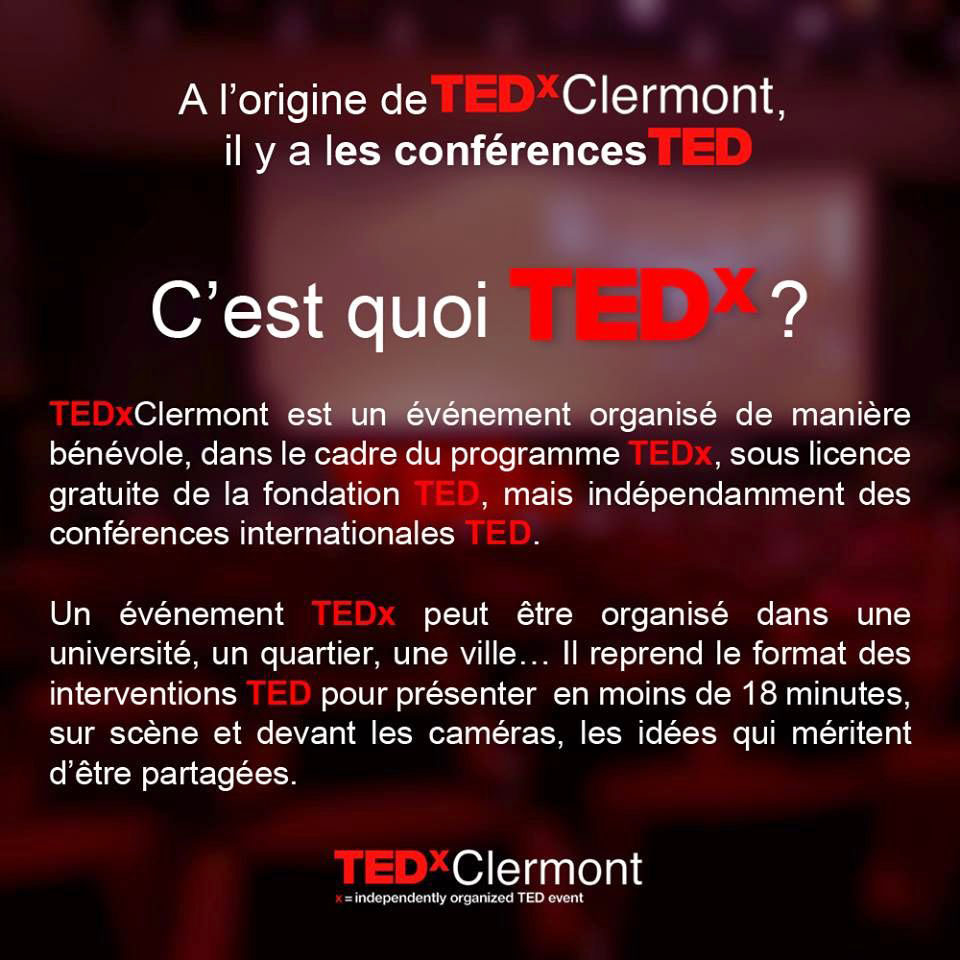 Jour de Crèche - Conférences TEDx à Clermont-Ferrand